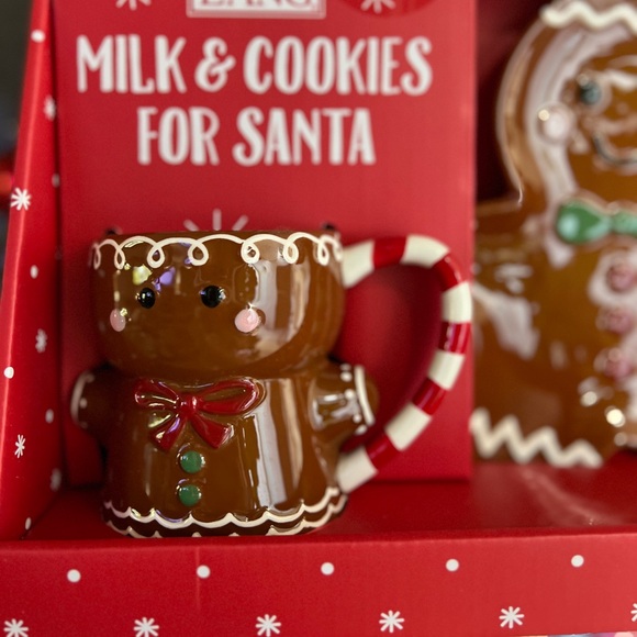 ✨NEW🍪LANG Gingerbread Plate and Mug Set for Milk and Cookies for Santa🎅🏽 - Picture 6 of 7